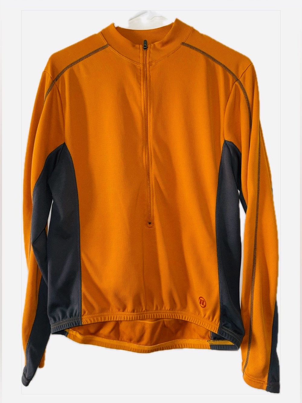 Novara Medium Orange Cycling Long Sleeve Shirt Jersey